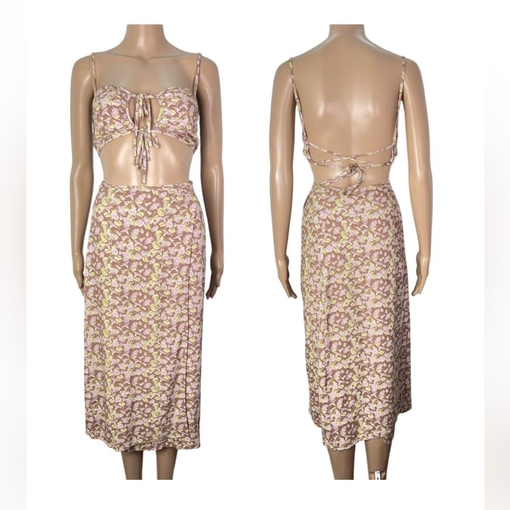 REVOLVE x Anna Nata Devin Crop Top & Lexi Midi Skirt Matching Set